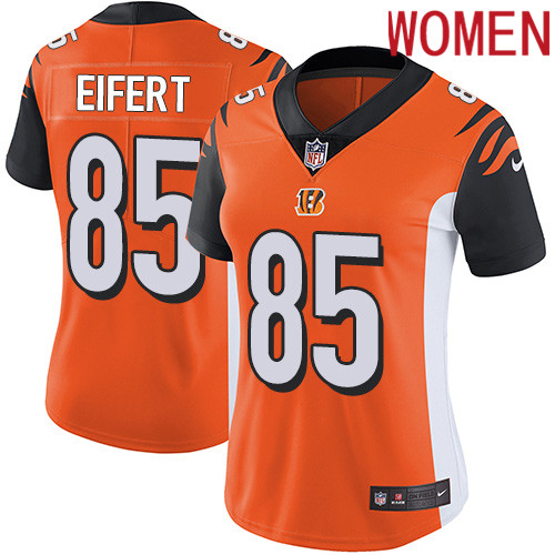 2019 Women Cincinnati Bengals #85 Eifert Orange Nike Vapor Untouchable Limited NFL Jersey